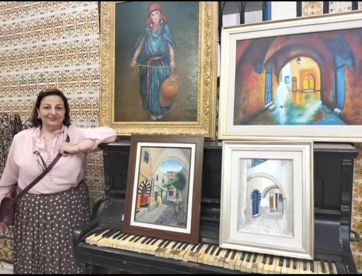 🔴 الفنانة التشكيلية درصاف الطرابلسي: ميولاتي اتجهت أساسا نحو المدرسة الواقعية أكثر من التجريدية